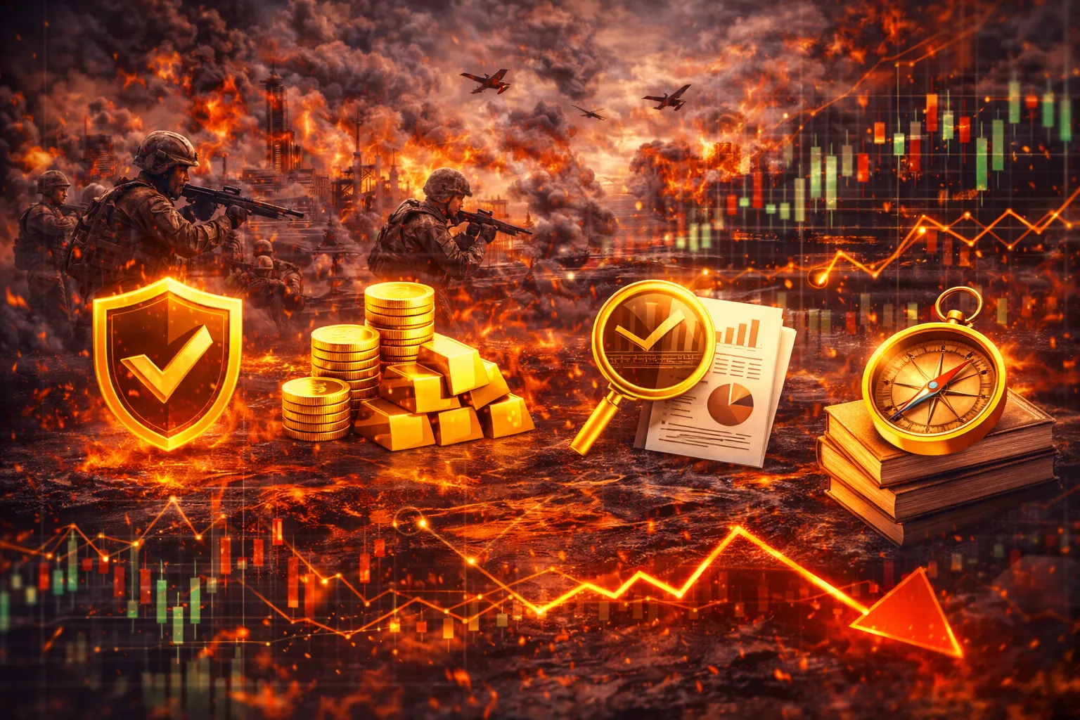 أربع نصائح ذهبية لمستثمري الأسهم لمواجهة تداعيات الحروب